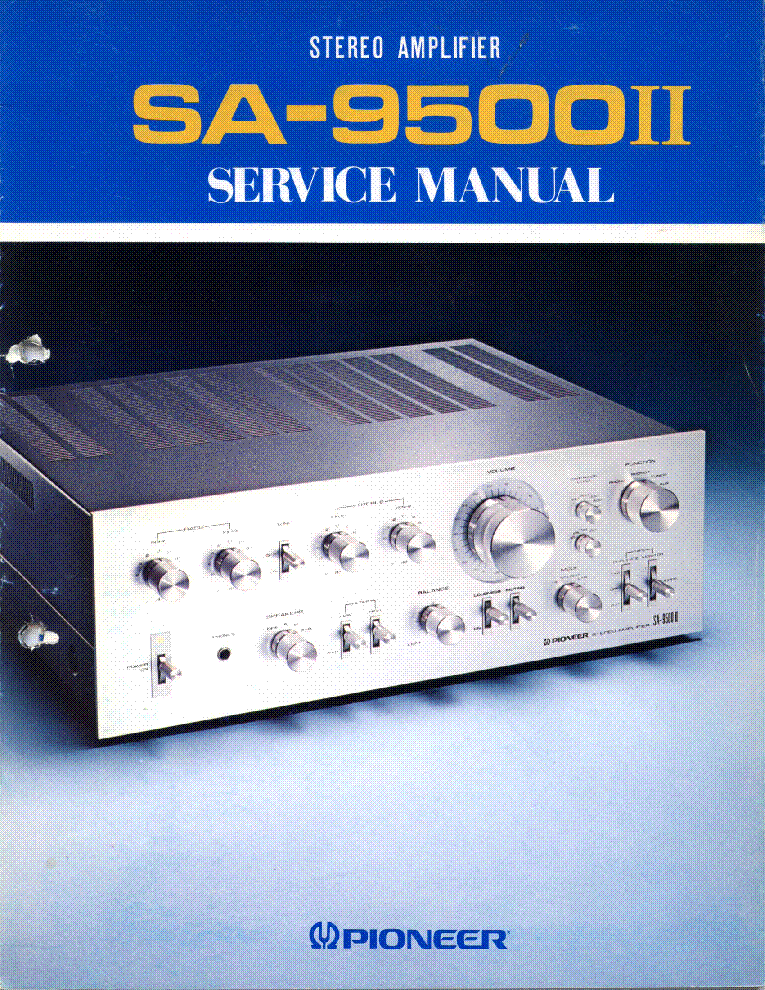 PIONEER SA-9500II service manual (1st page)