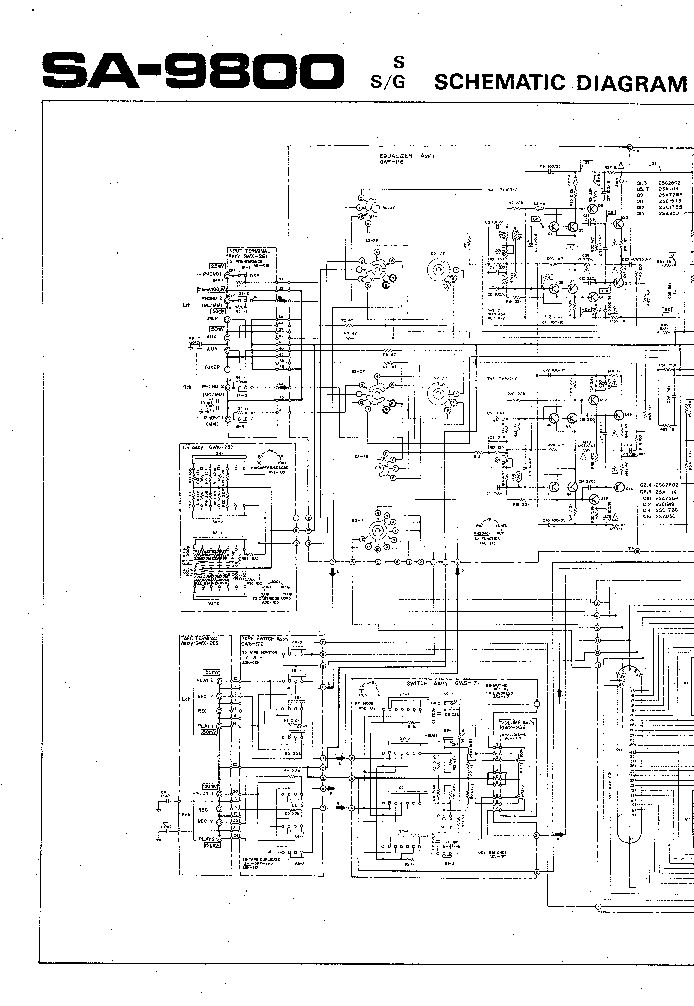 PIONEER SA-9800-S-G SCH service manual (1st page)