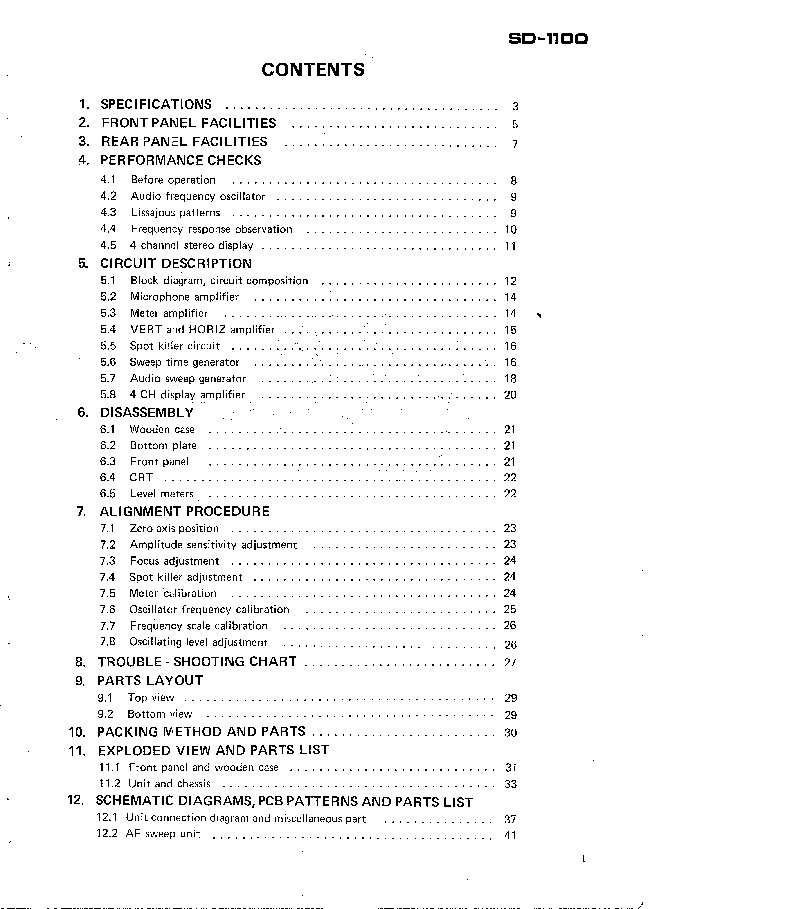 PIONEER SD-1100-FW R42-2820 SM service manual (2nd page)