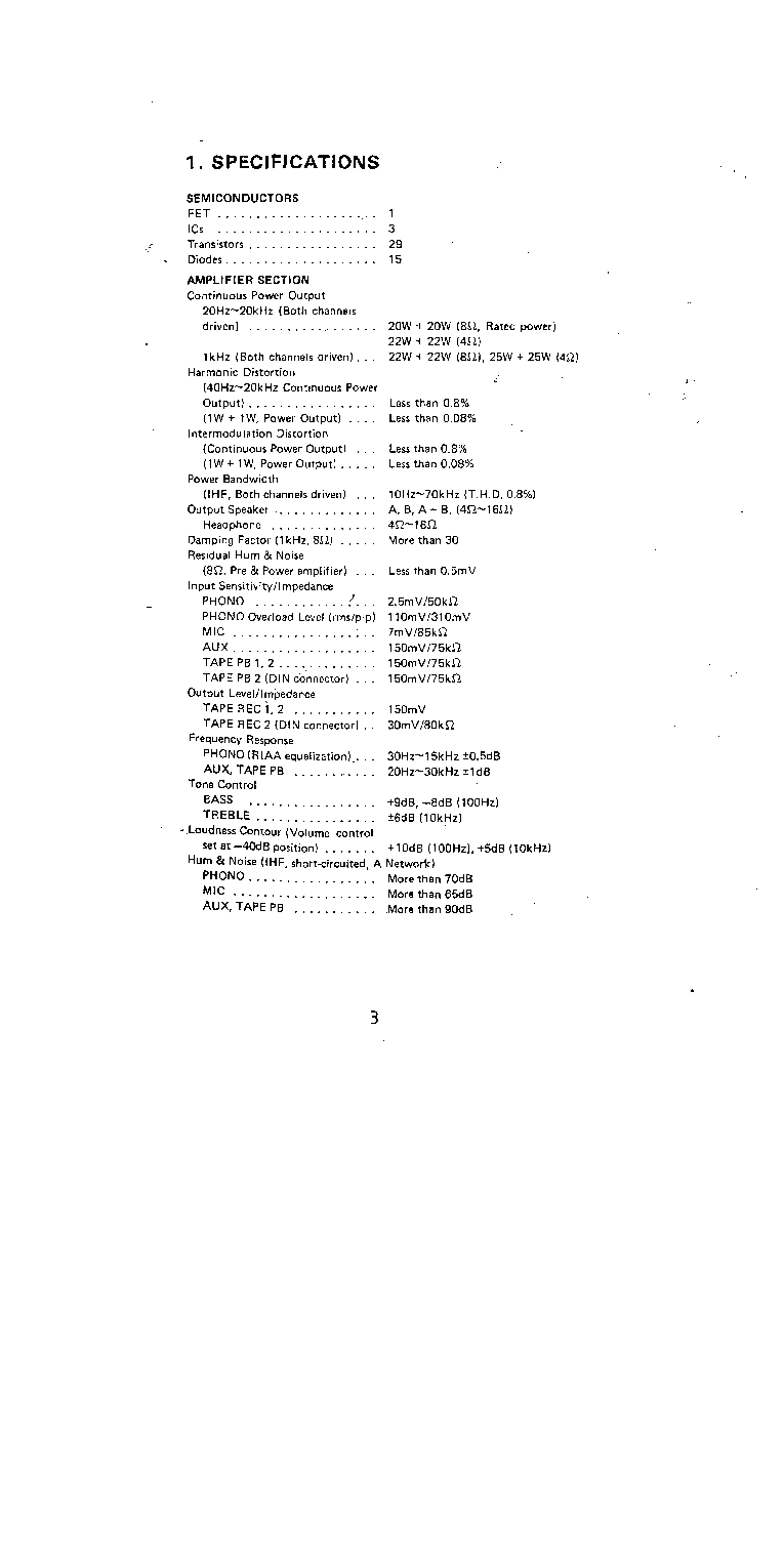 PIONEER SX-535 service manual (2nd page)