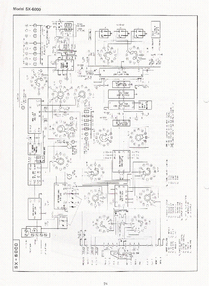 PIONEER SX-6000 SCH service manual (1st page)