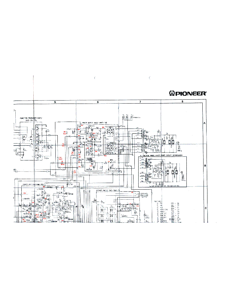 PIONEER SX-980 SCH service manual (2nd page)
