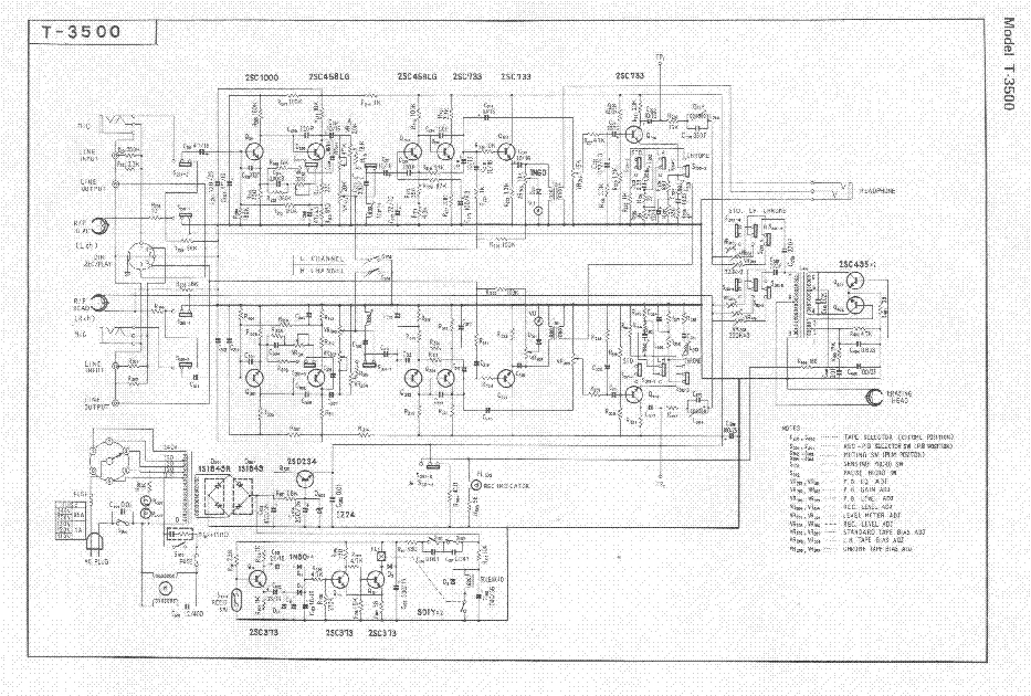 PIONEER T-3500 SCH service manual (1st page)
