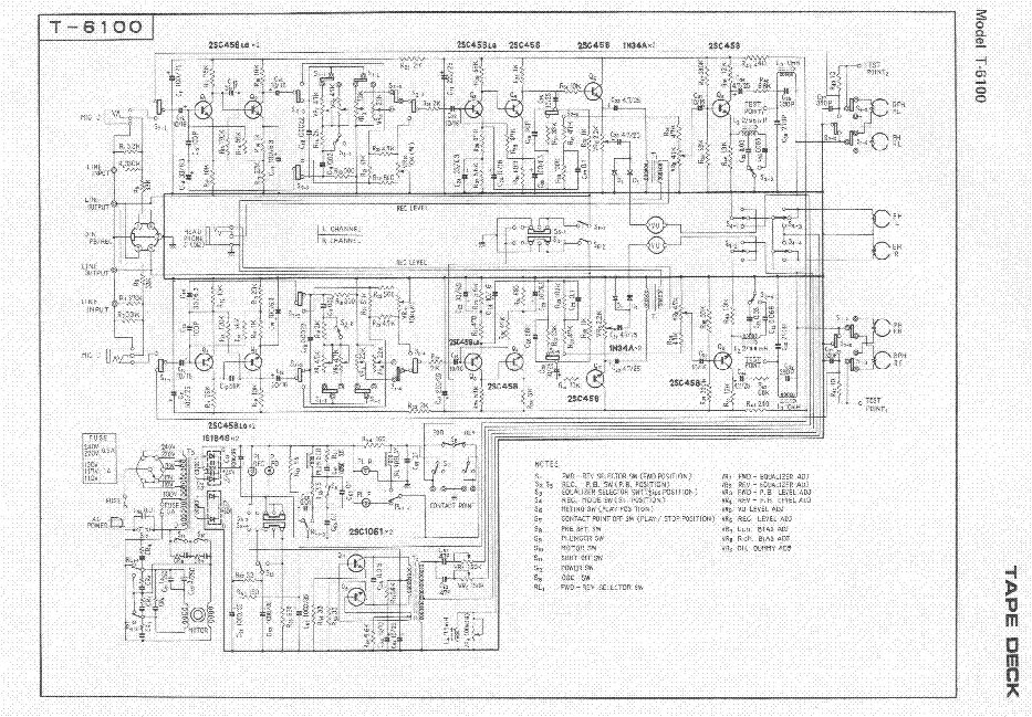 PIONEER T-6100 SCH service manual (1st page)