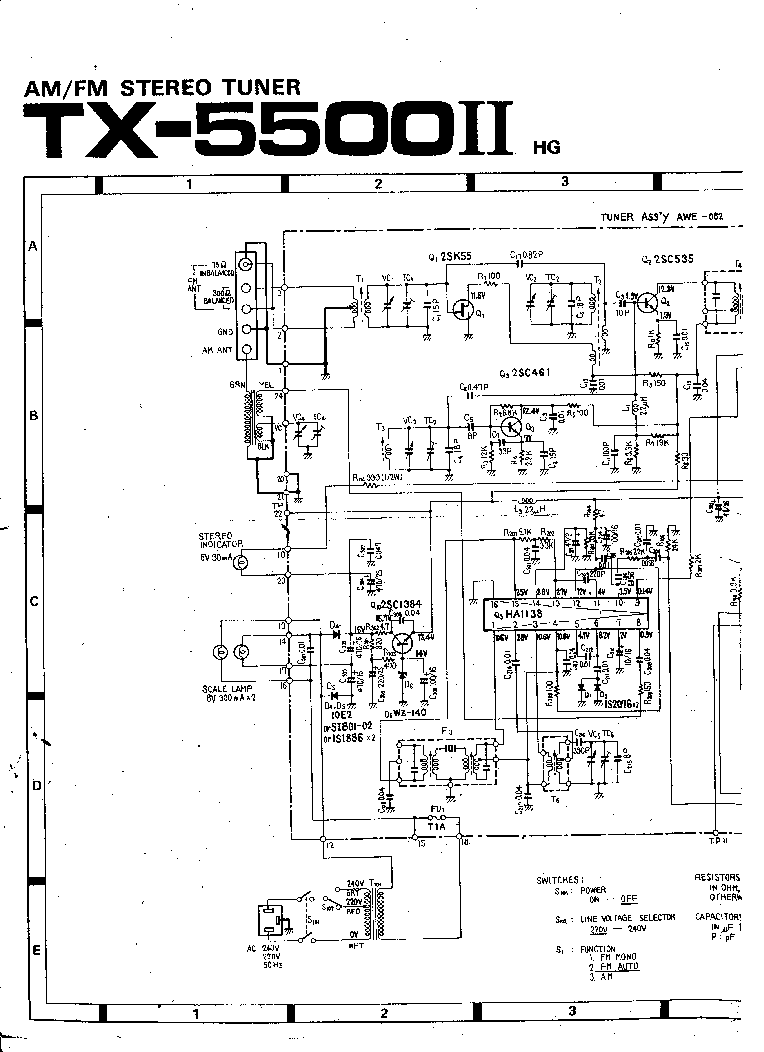 PIONEER TX-5500 SCH service manual (1st page)