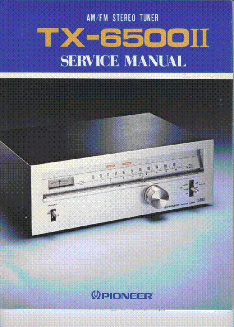 PIONEER TX-6500II SM 2 service manual (1st page)