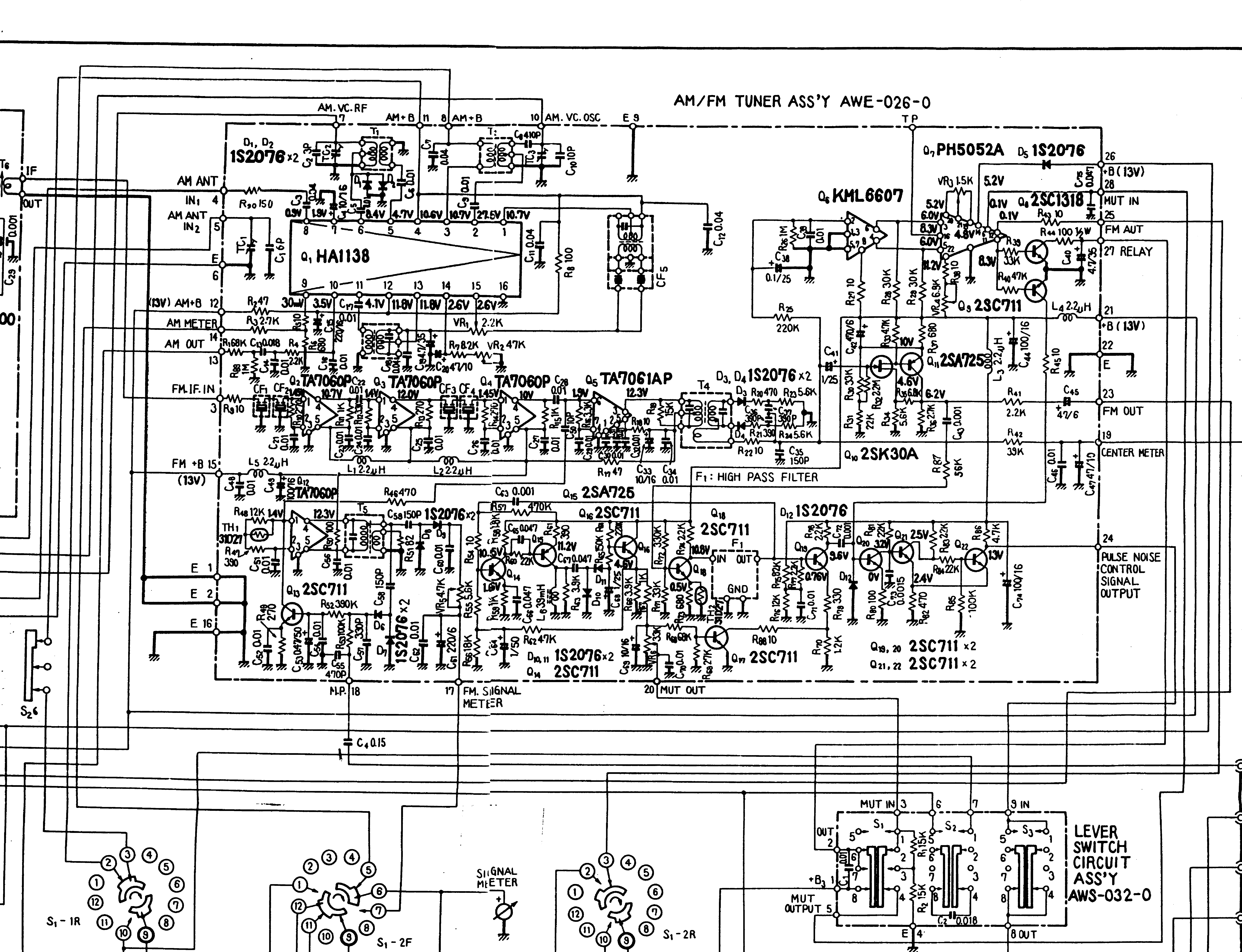 PIONEER TX-9100 SCH 1 service manual (2nd page)