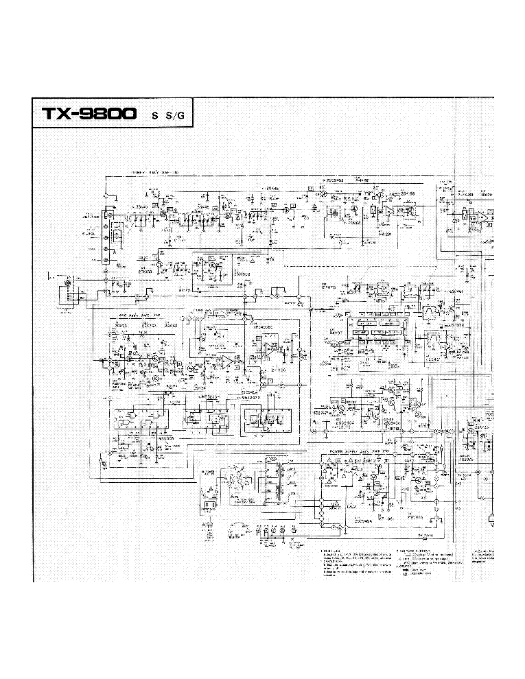 PIONEER TX-9800 S-G SCH service manual (1st page)