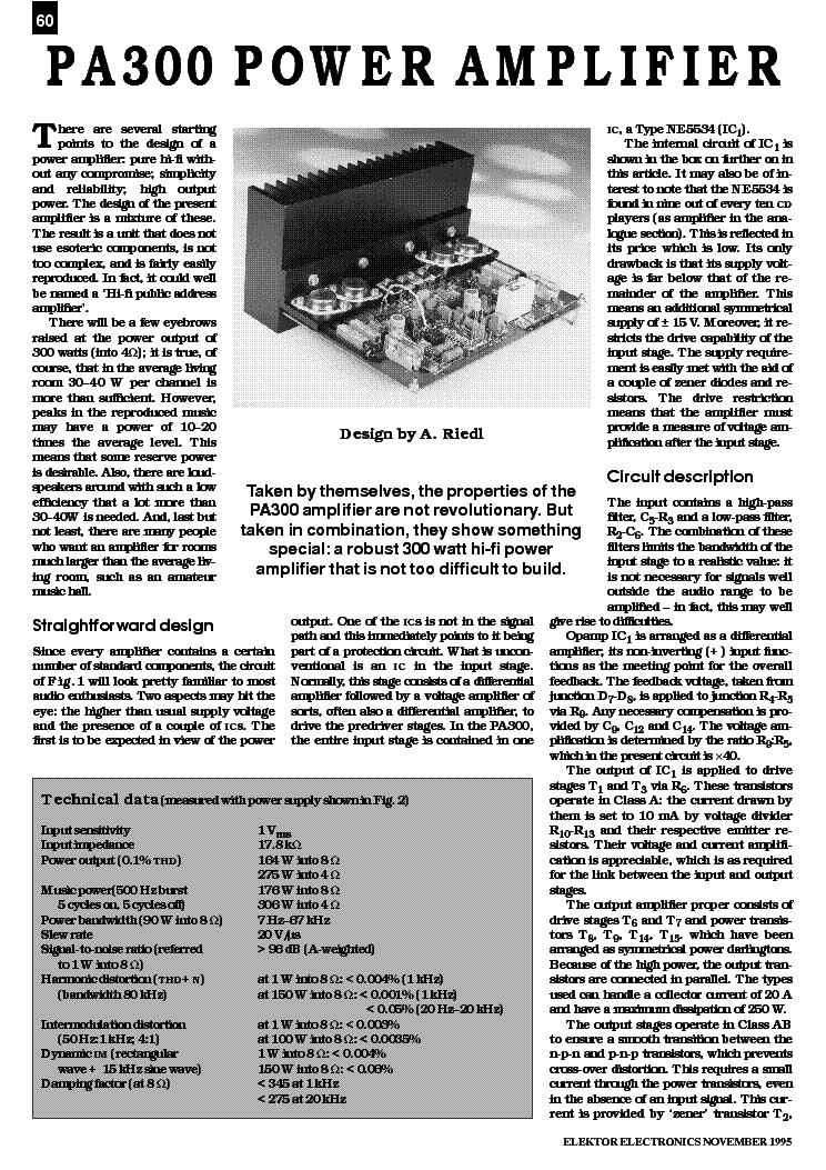 PA300EE service manual (1st page)