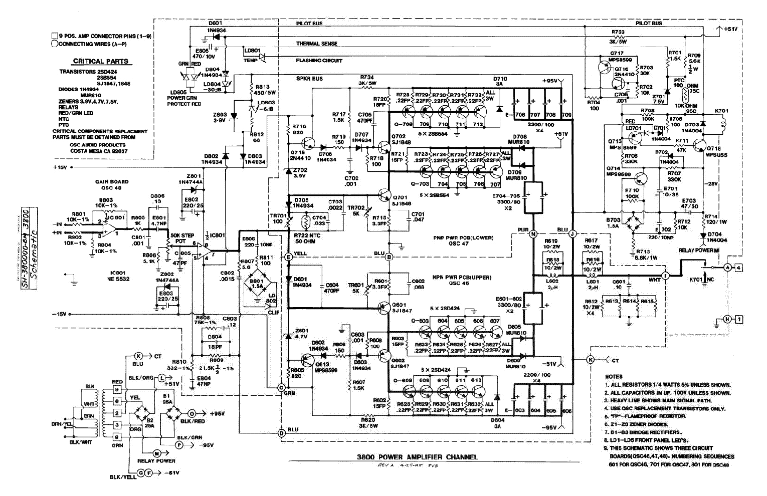 QSC XC3 SCH Service Manual free download, schematics ... john deere f510 wiring diagram 