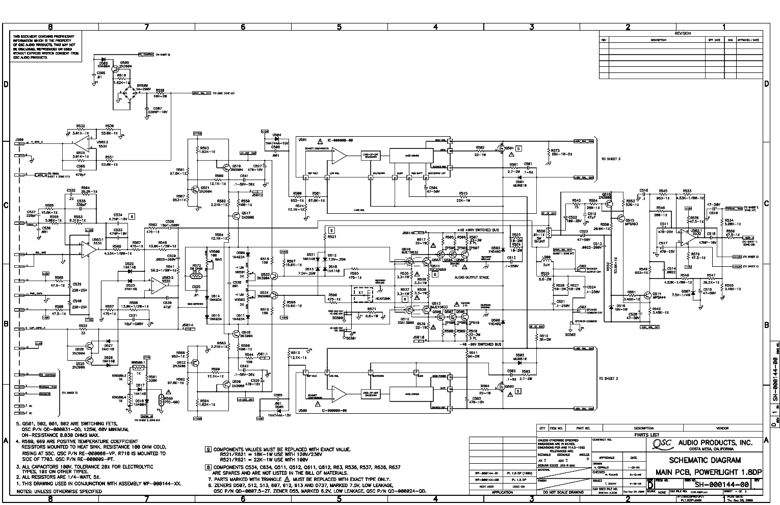 QSC POWERLIGHT 1.8 SCH 12PAGE service manual