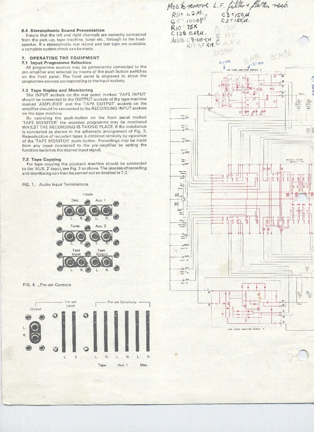 RADFORD SC24 SCHEMATIC service manual