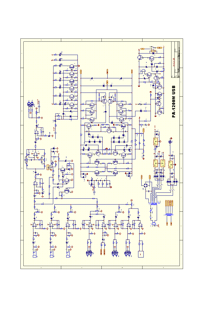 RADSON AMP PA 2000M Service Manual download, schematics, eeprom, repair  info for electronics experts