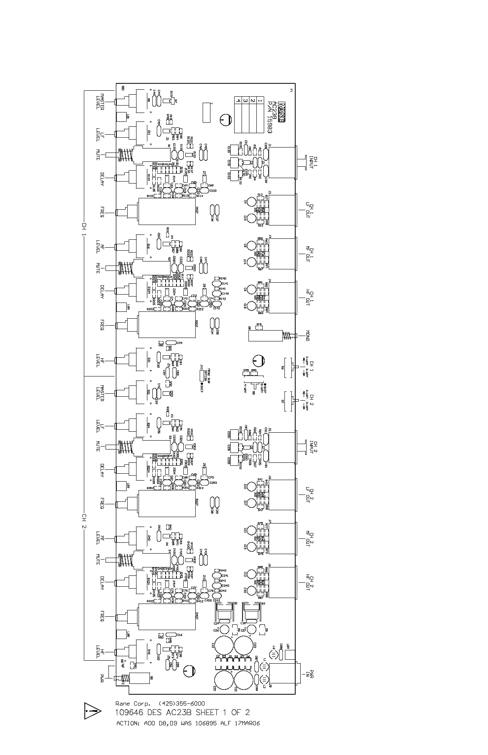 RANE AC23 service manual