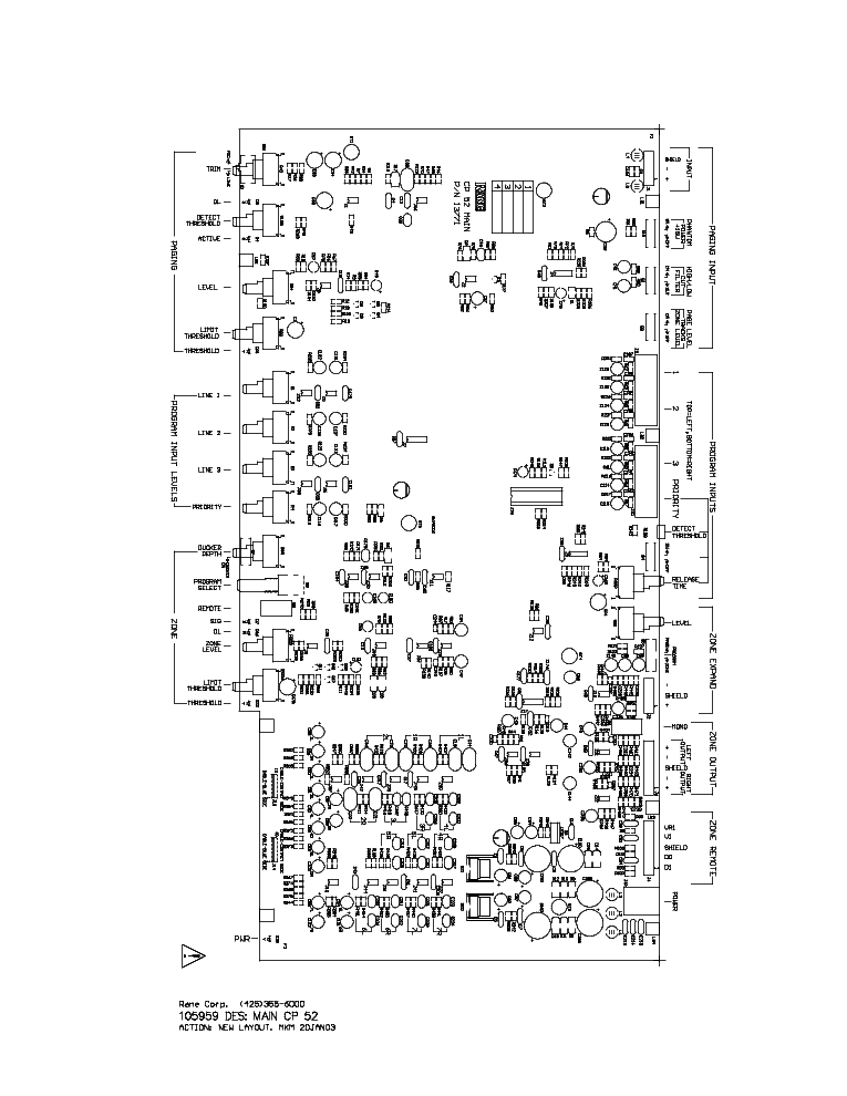 RANE CP-52 SCH service manual