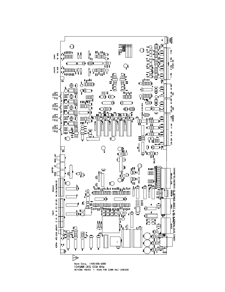 RANE ECM-64E SCH service manual