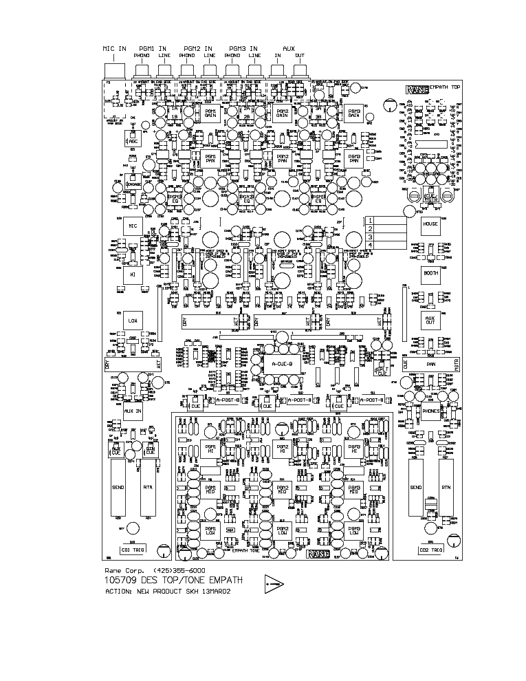 RANE EMPATH SCH Service Manual download, schematics, eeprom, repair