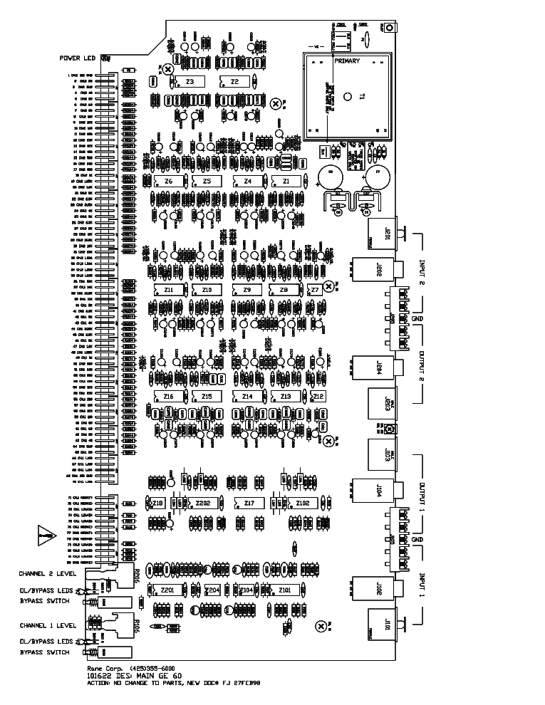 RANE GE60 service manual