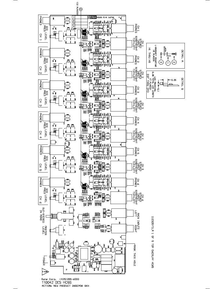 RANE HC6S service manual