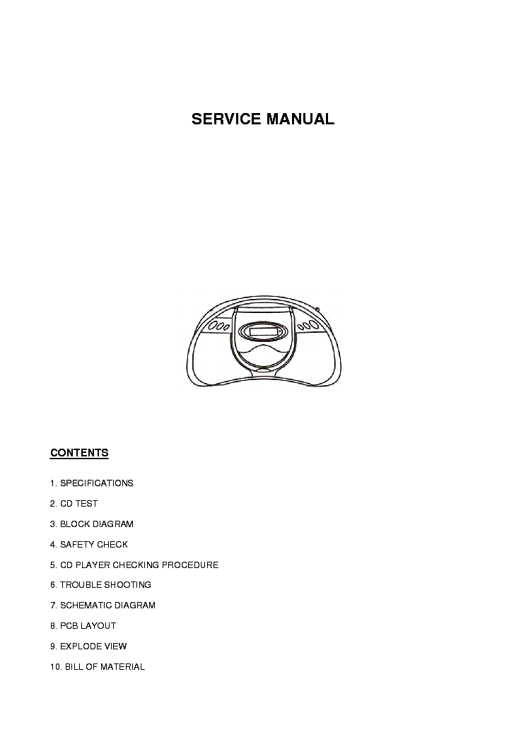 ROADSTAR CDR4611DMP SM Service Manual download, schematics, eeprom