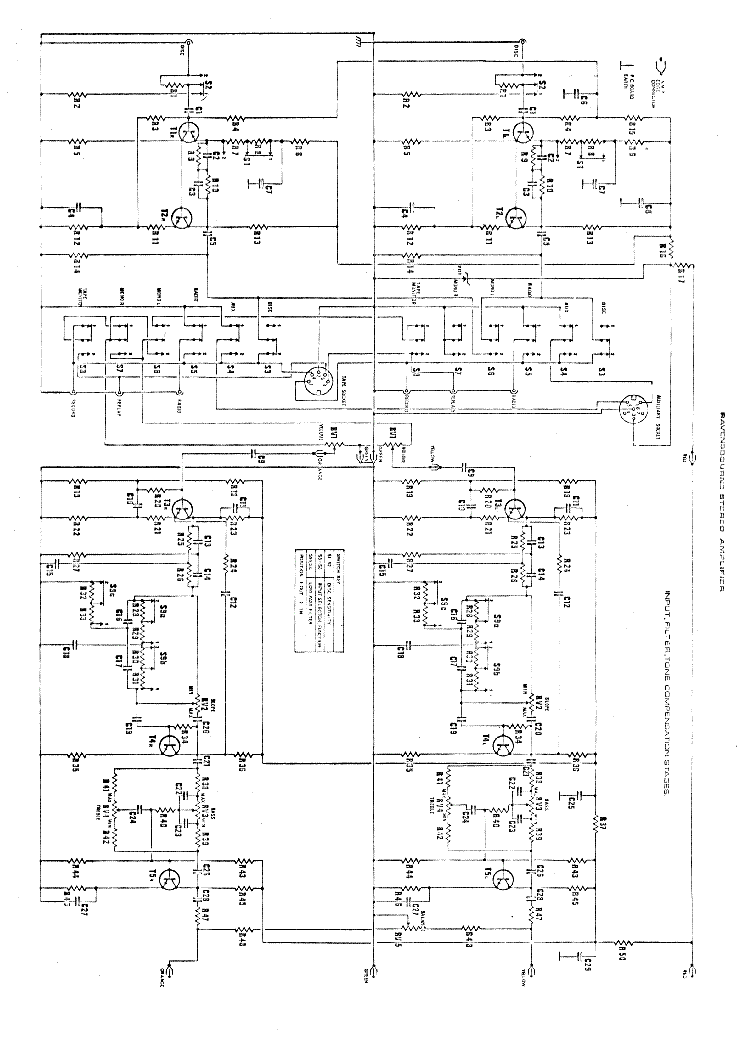 ROGERS RAVENSBOURNE AMPLIFIER SCH PARTLIST Service Manual download ...