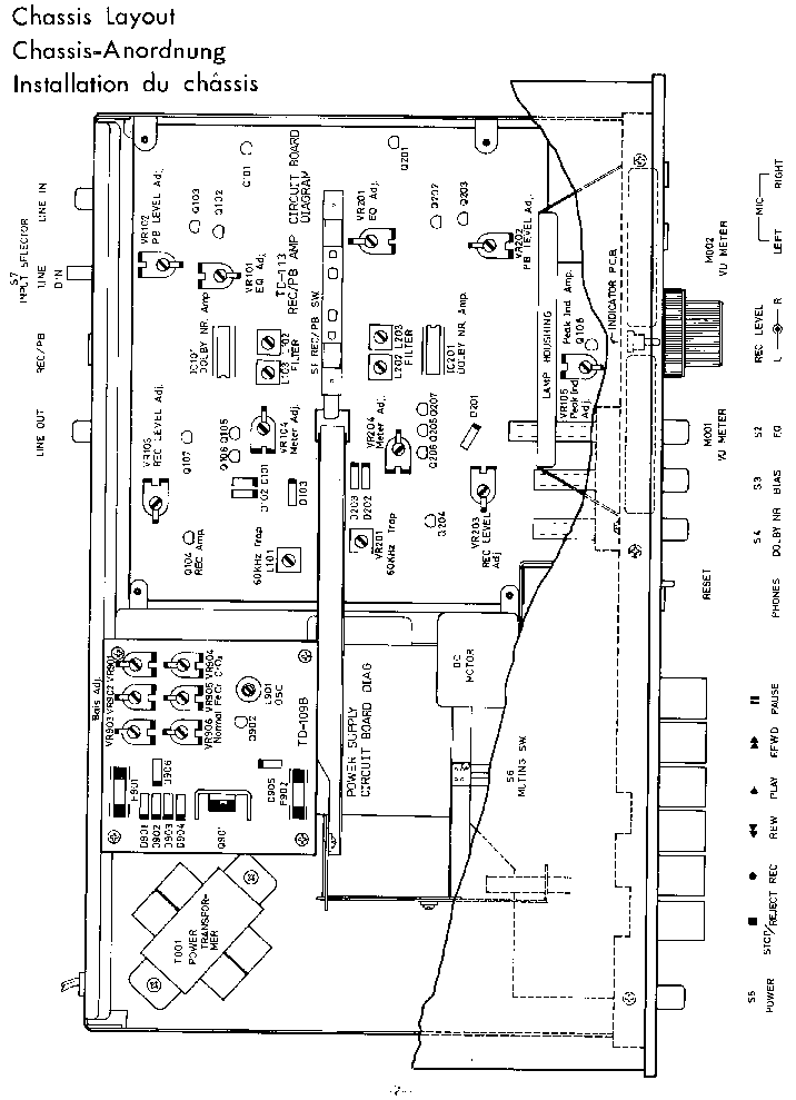 ROTEL RD-300 SM Service Manual download, schematics, eeprom, repair ...