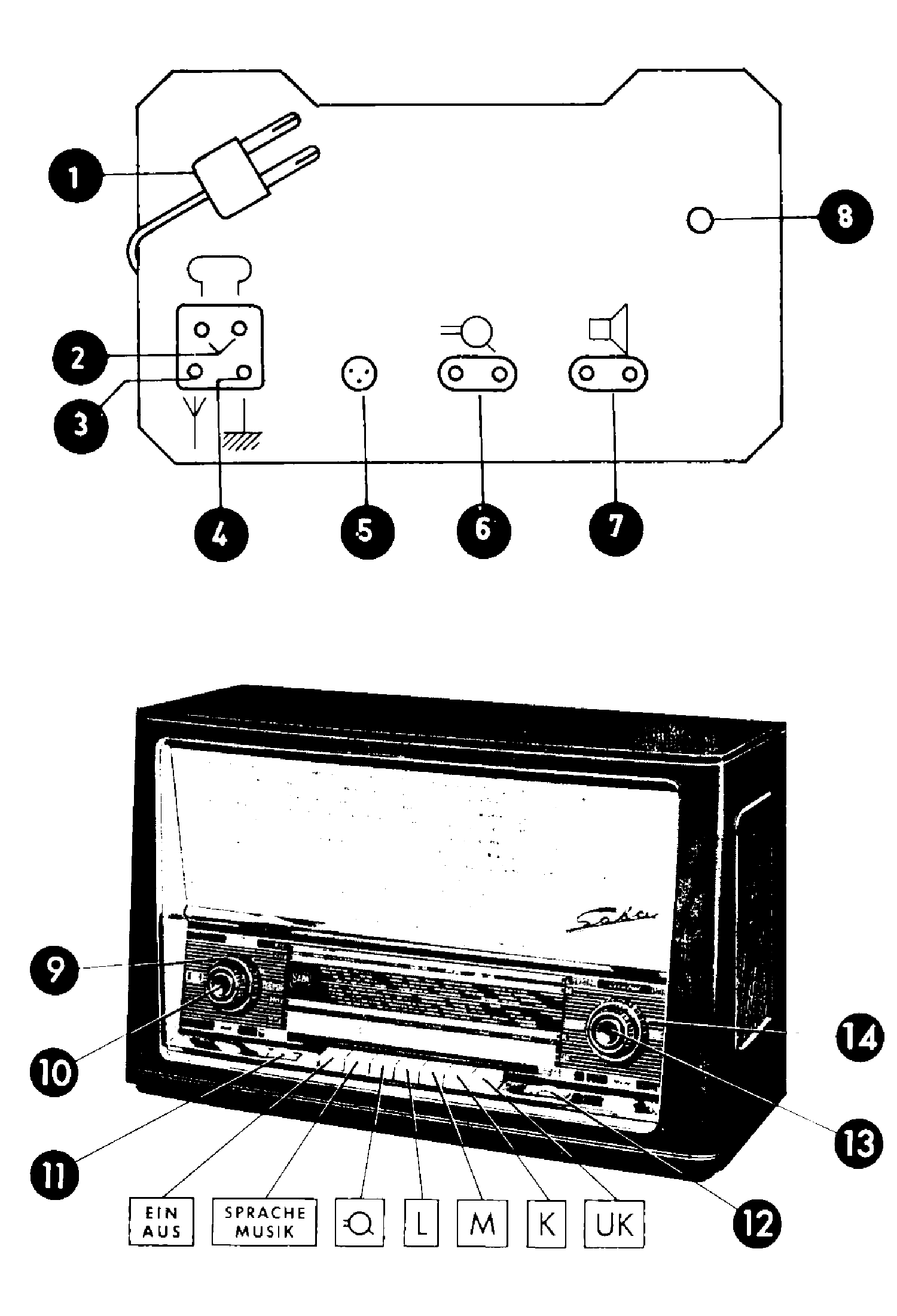 SABA WILDBAD9 AM-FM RECEIVER 1958 SM service manual (2nd page)