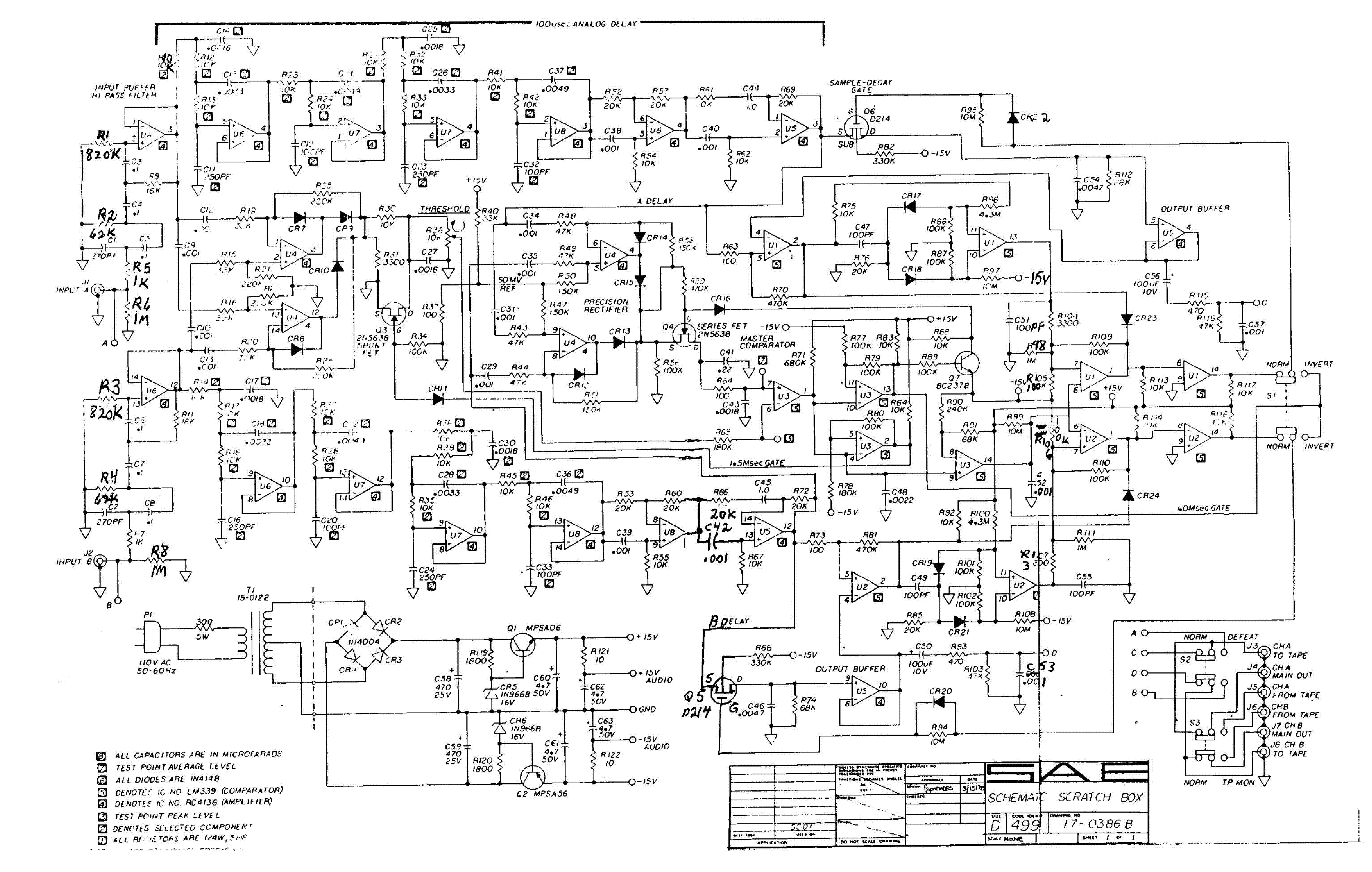 SAE 5000 SCH Service Manual download, schematics, eeprom, repair info ...