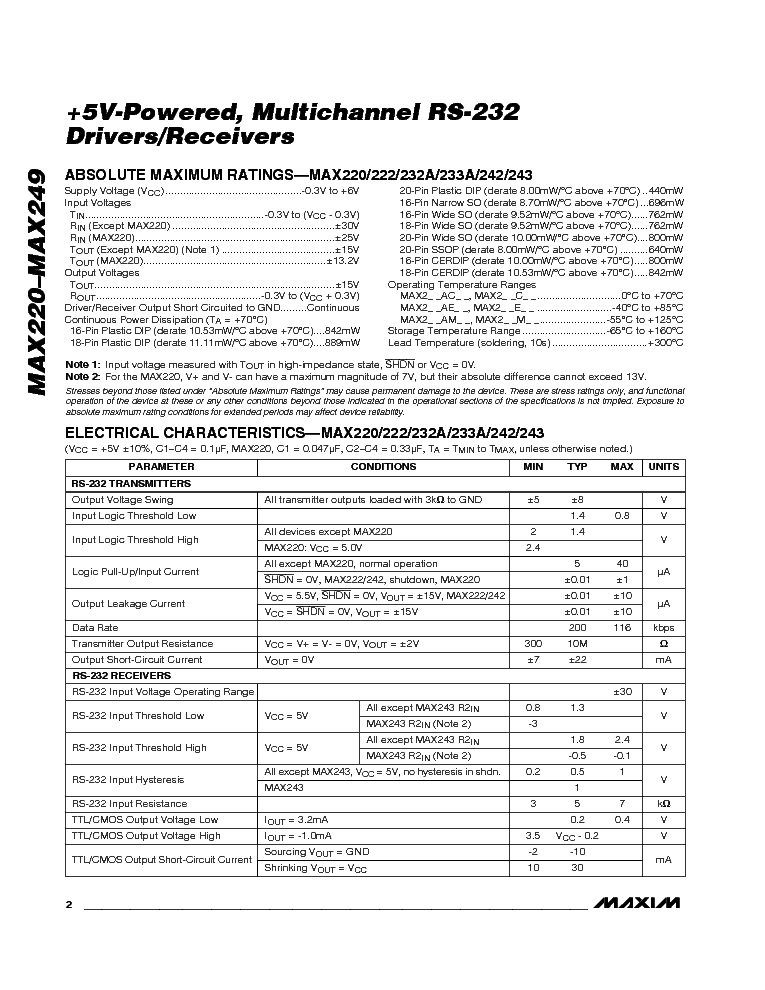 SAMSUNG MAX-220 service manual (2nd page)