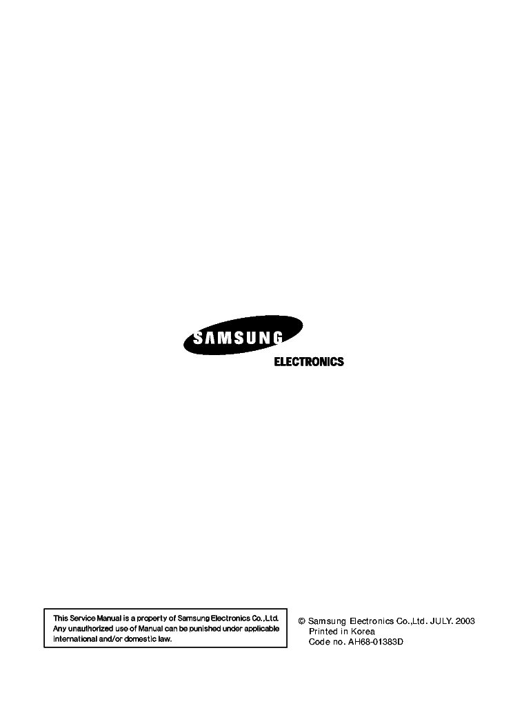 SAMSUNG MAX-DS750 SM service manual (2nd page)