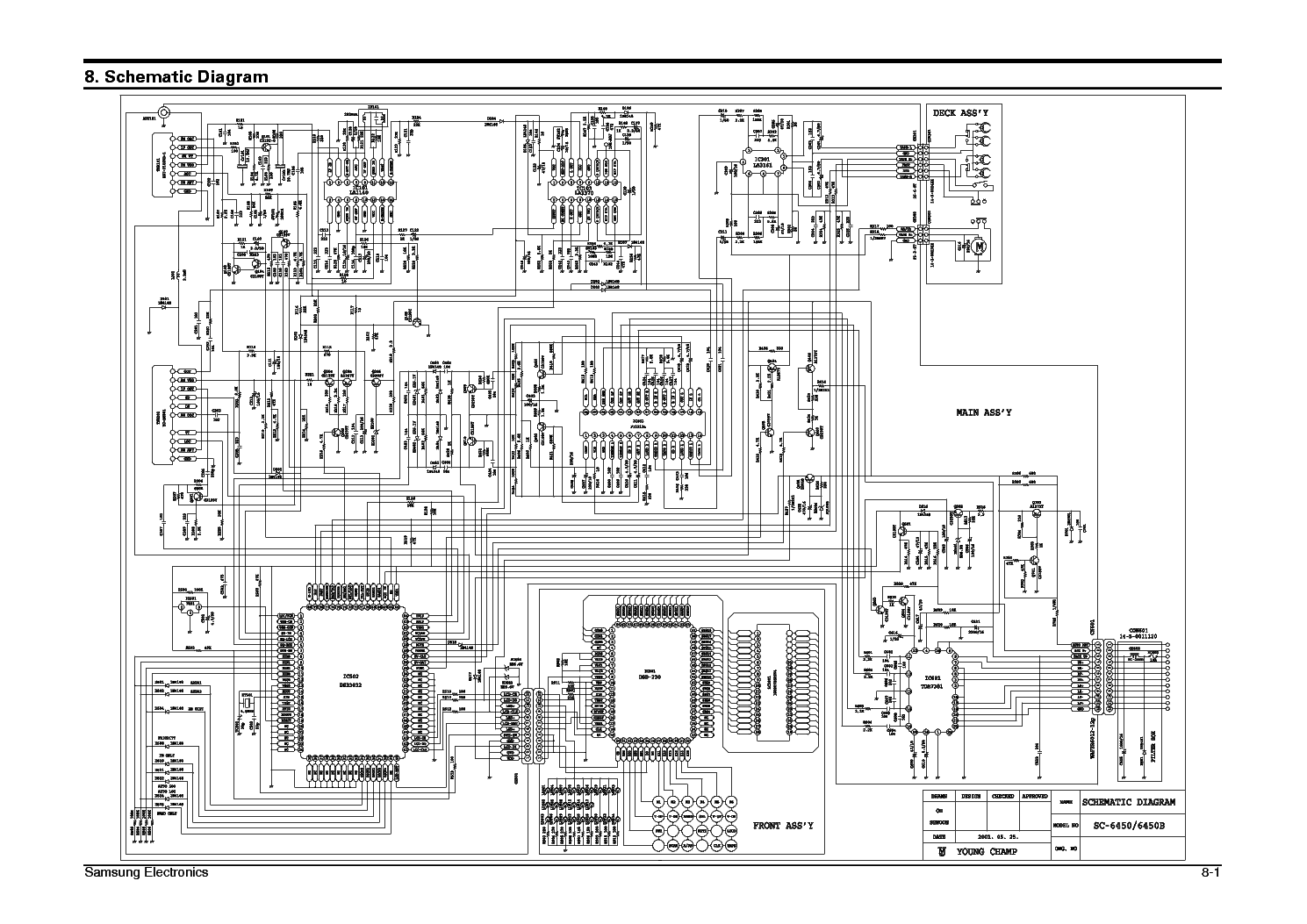 SAMSUNG SC-6450-SM service manual (1st page)