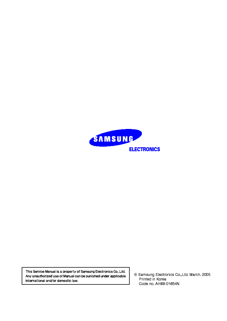SAMSUNG YP-F1 service manual (2nd page)