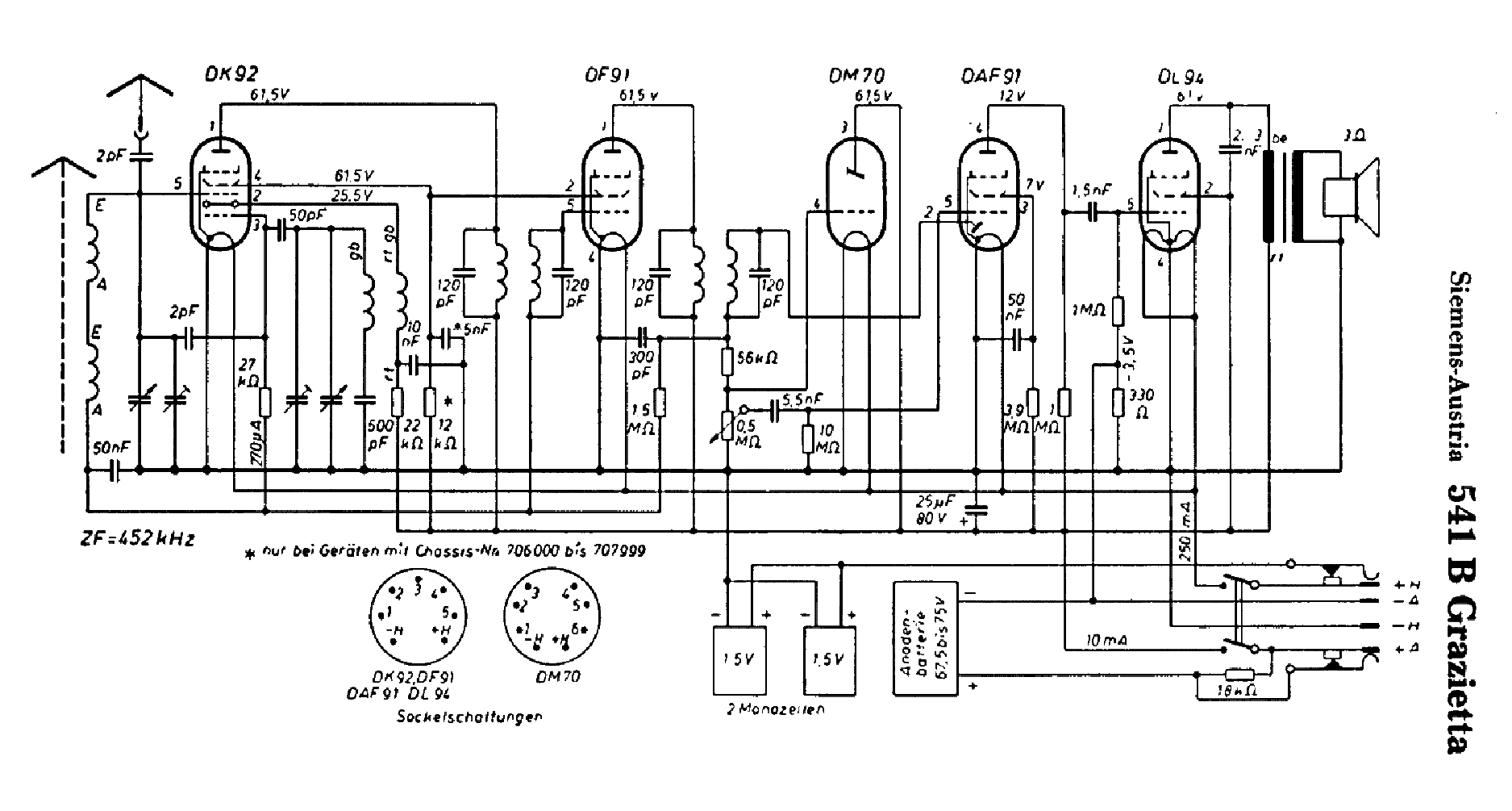 SIEMENS 541B service manual