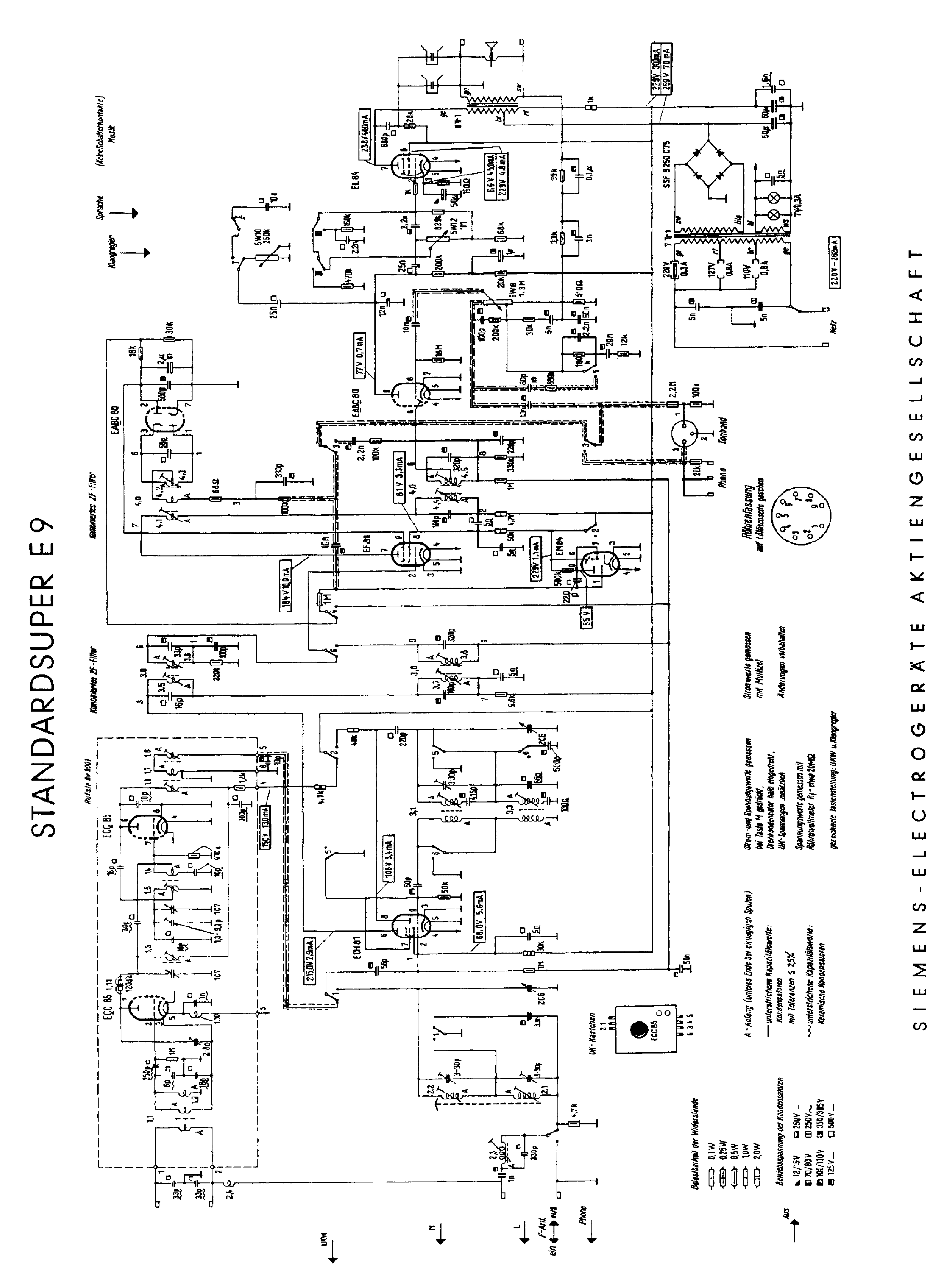 SIEMENS E9 STANDARDSUPER EL84 RADIO SM Service Manual download ...