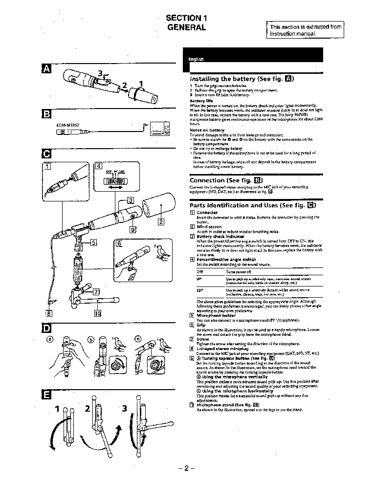 SONY ECM-MS957 SM service manual (2nd page)