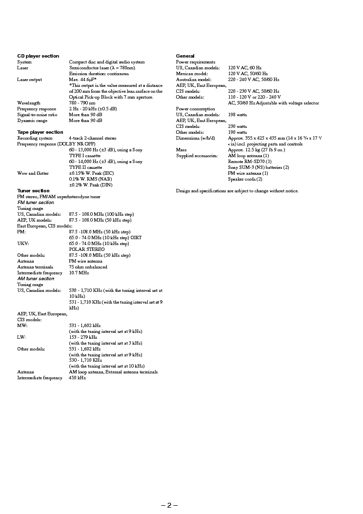 SONY LBT-D690-HCD-D690 service manual (2nd page)