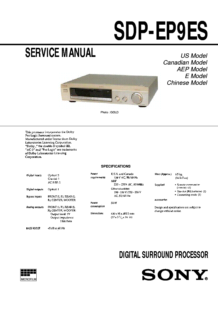 SONY CFD-W32L VER-1.1 SM Service Manual download, schematics