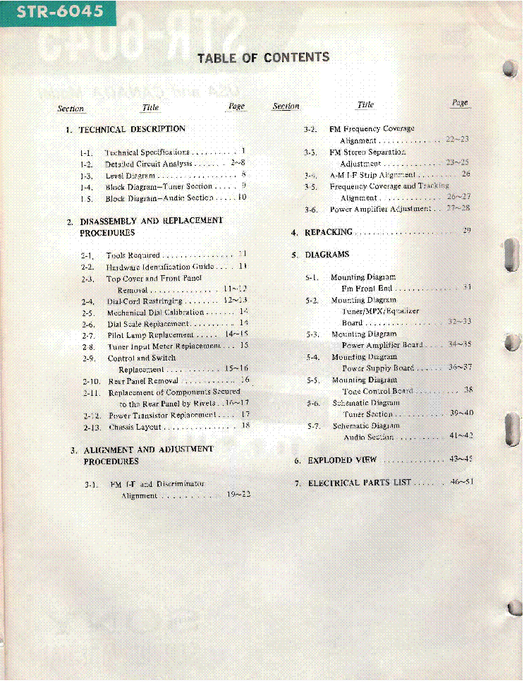 SONY STR-6045 SM service manual (2nd page)