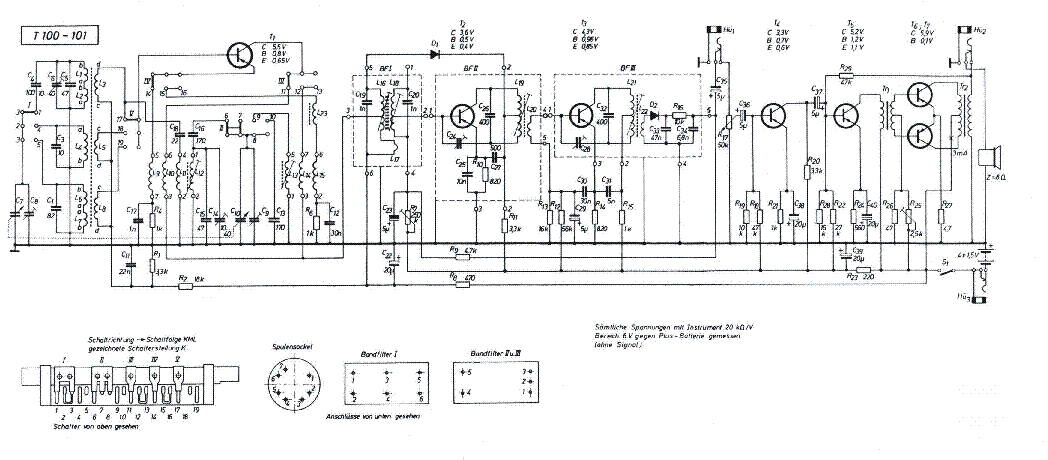 STERN-RADIO BERLIN T100 T101 SCH service manual