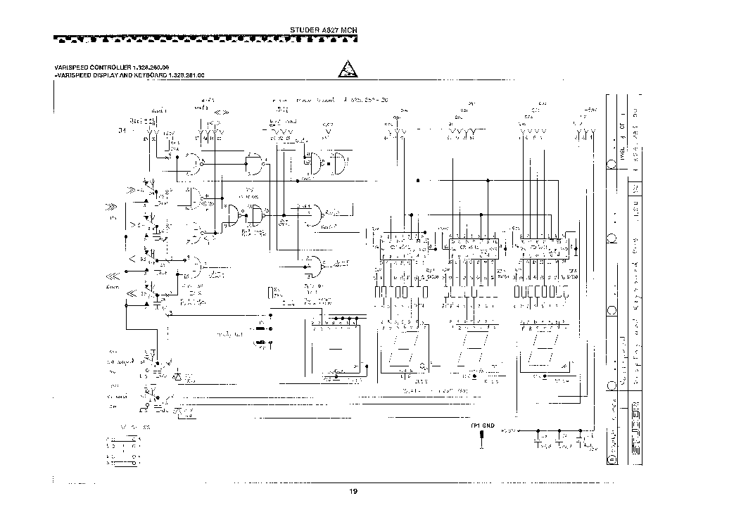 Studer 900 схема блока питания