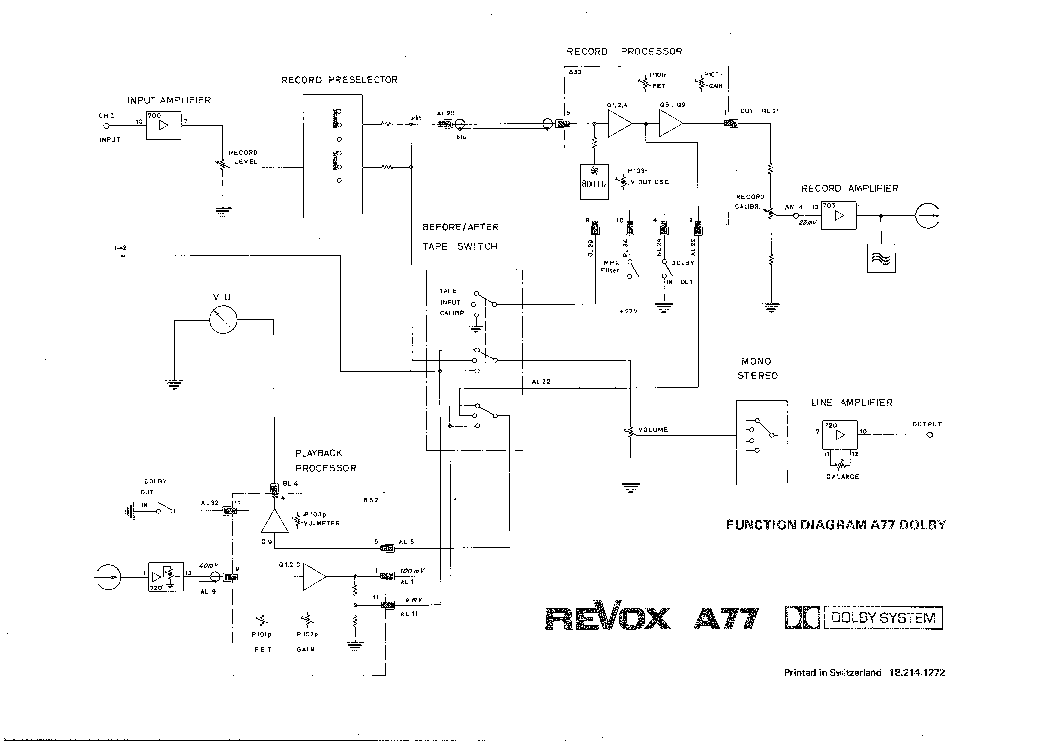 Revox b77 схема