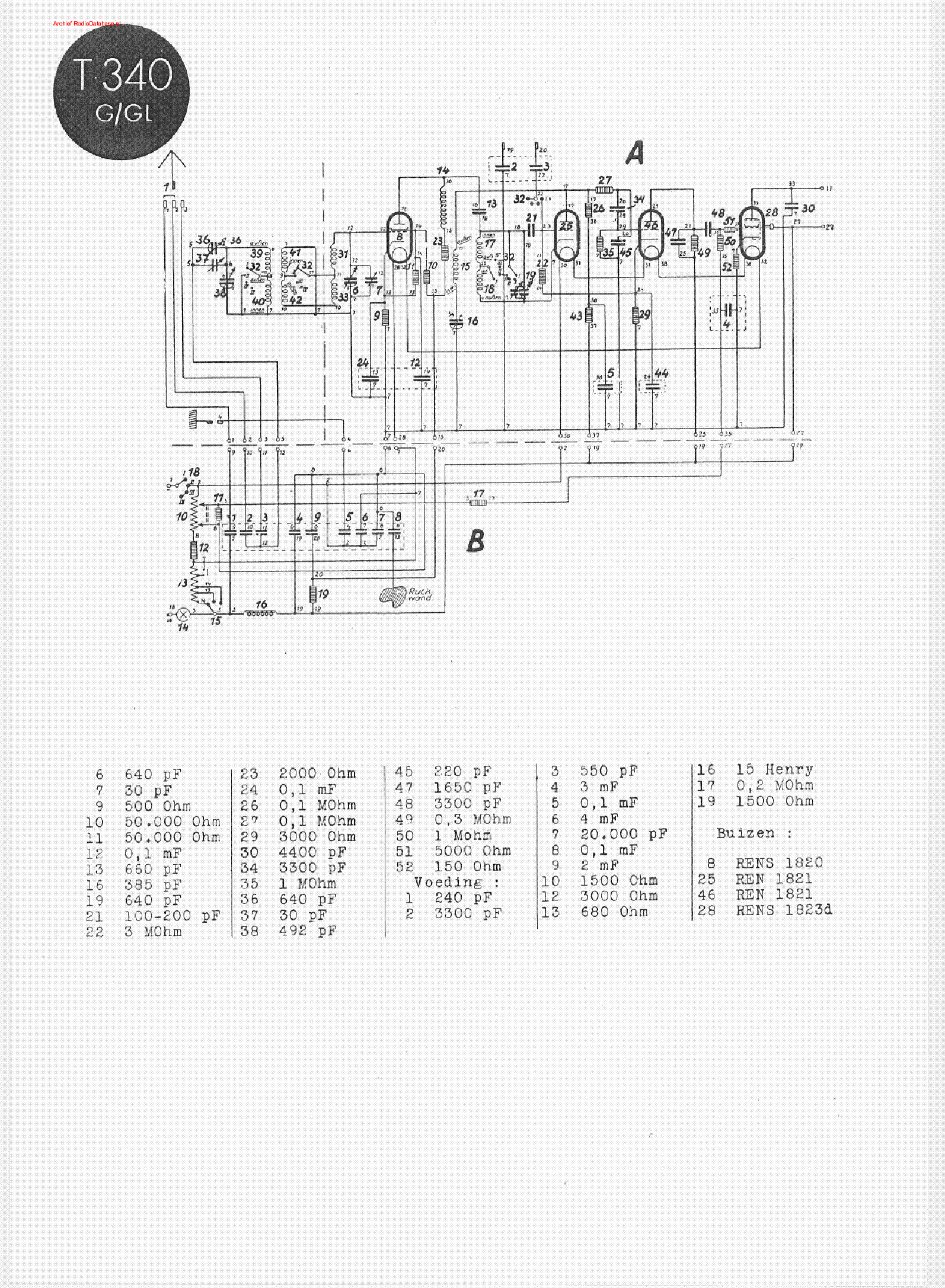 TELEFUNKEN 340G service manual