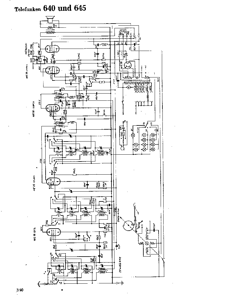 TELEFUNKEN 640 645 1939 service manual