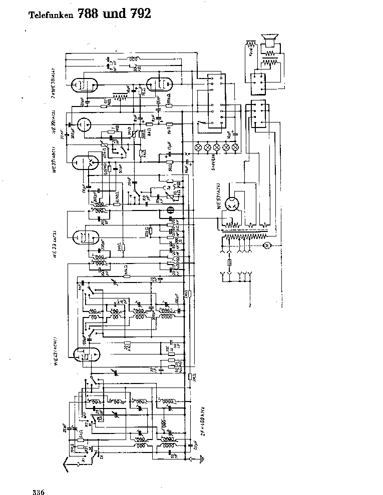 TELEFUNKEN 788 792 1938 service manual