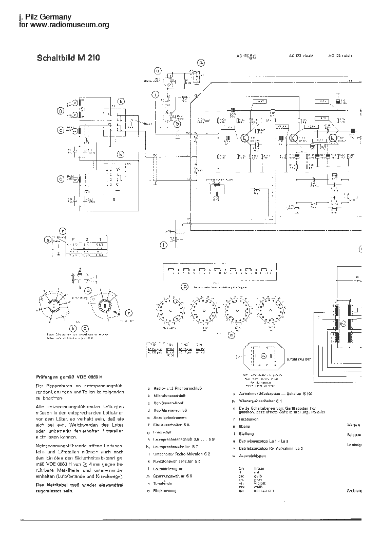 Service Manual-Anleitung für Telefunken Magnetophon M 202 Automataic 