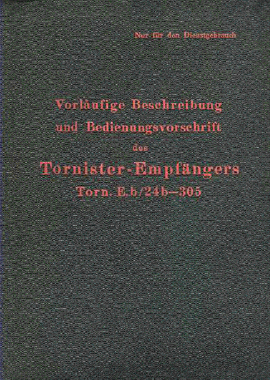 TELEFUNKEN MILITAIR TORN.E.B-24B-305 SM service manual