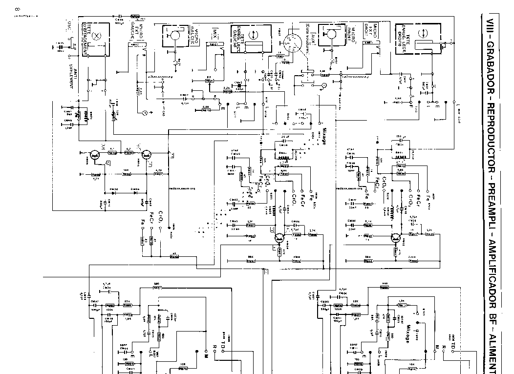 THOMSON RC-201 SCHEMATIC service manual