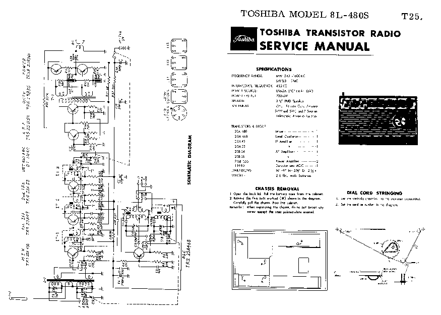 TOSHIBA 8L-480S SM service manual (2nd page)