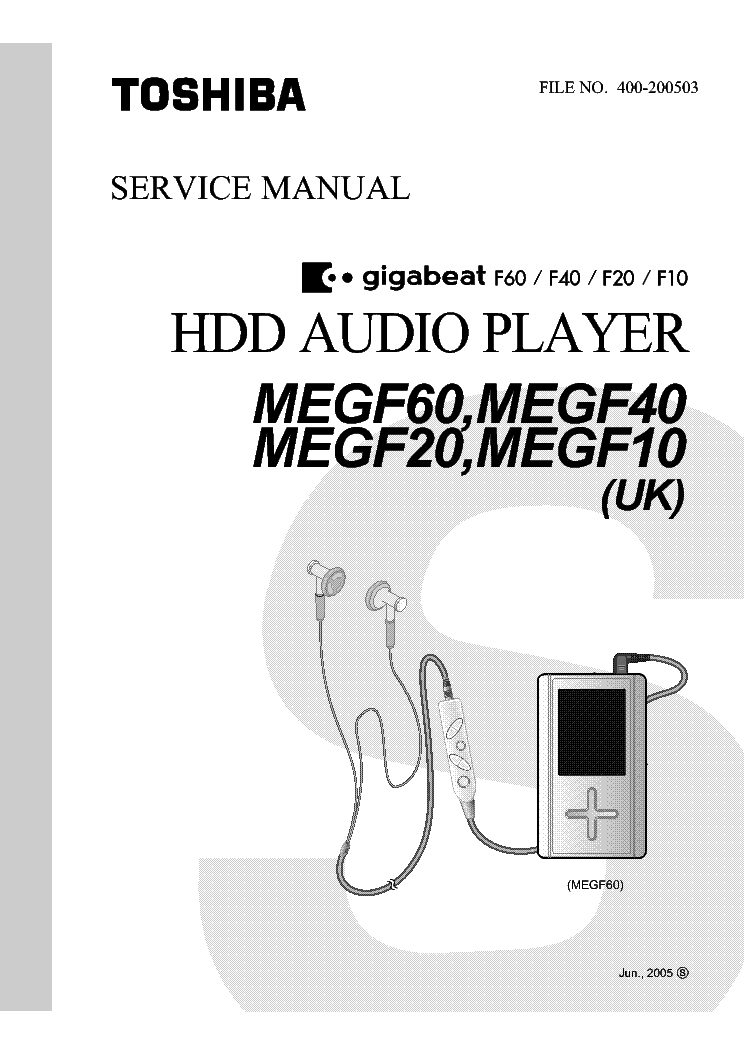 TOSHIBA MEGF10 20 40 60 service manual (1st page)