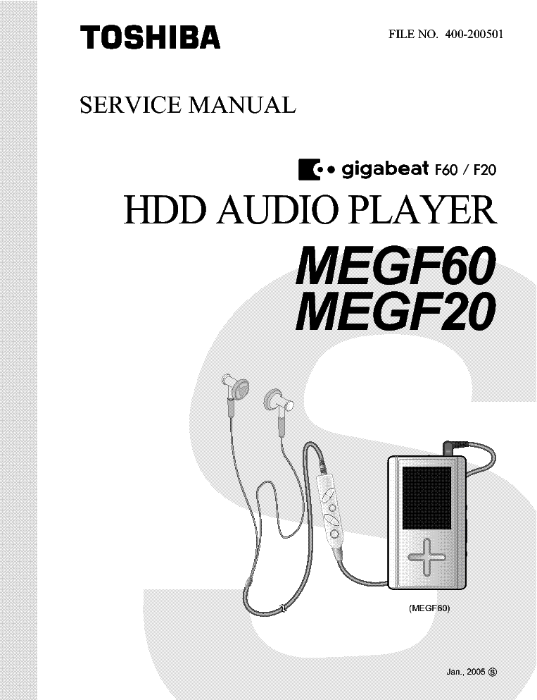 TOSHIBA MEGF20 MEGF60 SM service manual (1st page)